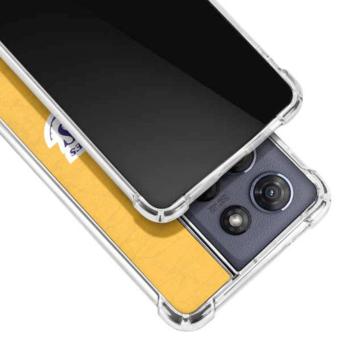 NBA Los Angeles Lakers Distressed Moto G Play 5G (2025) Clear Case